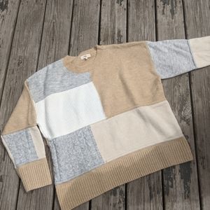 Women's Color block sweater
